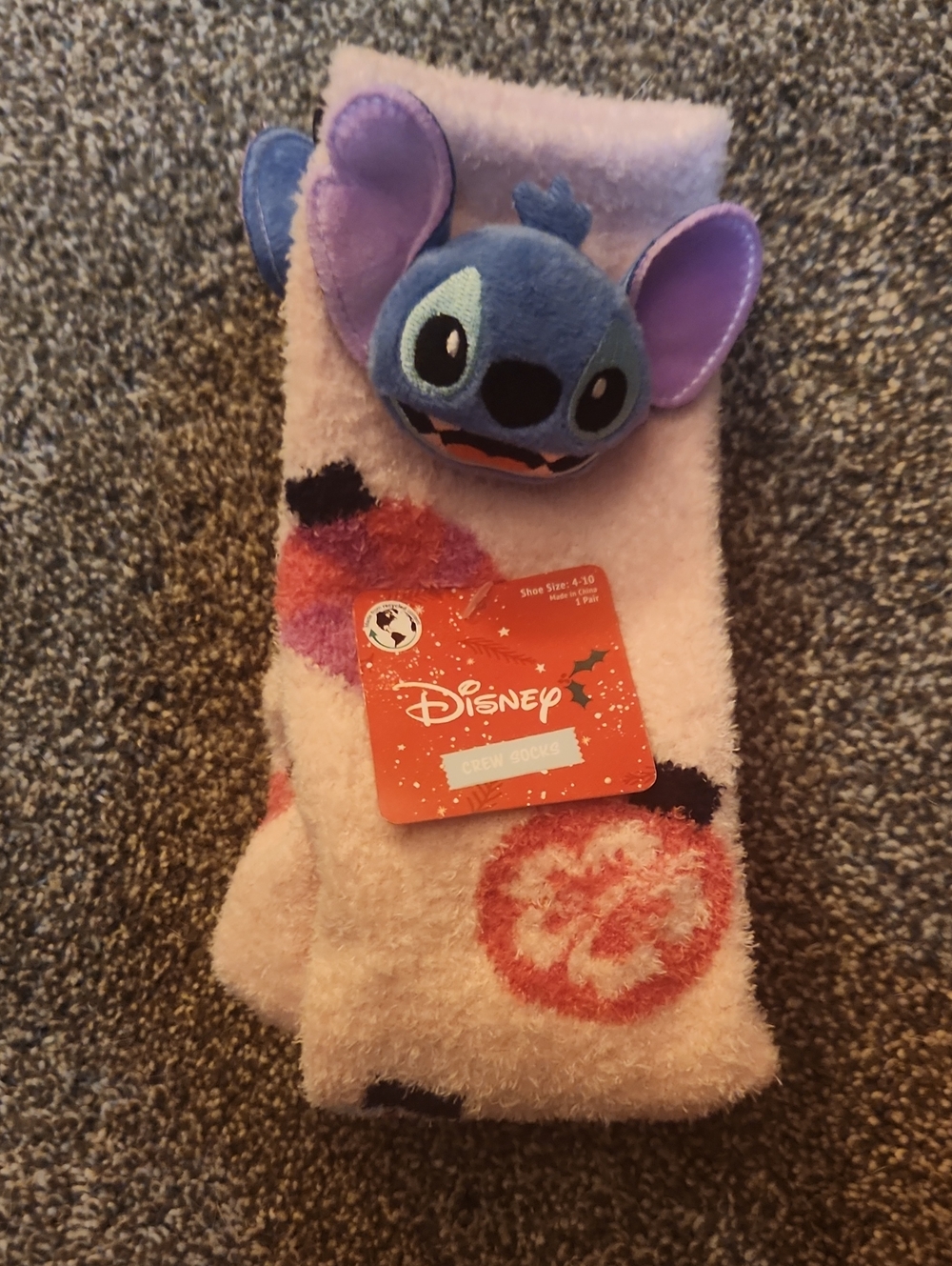 NWT Lilo And Stitch Crewsocks - Size 4-10